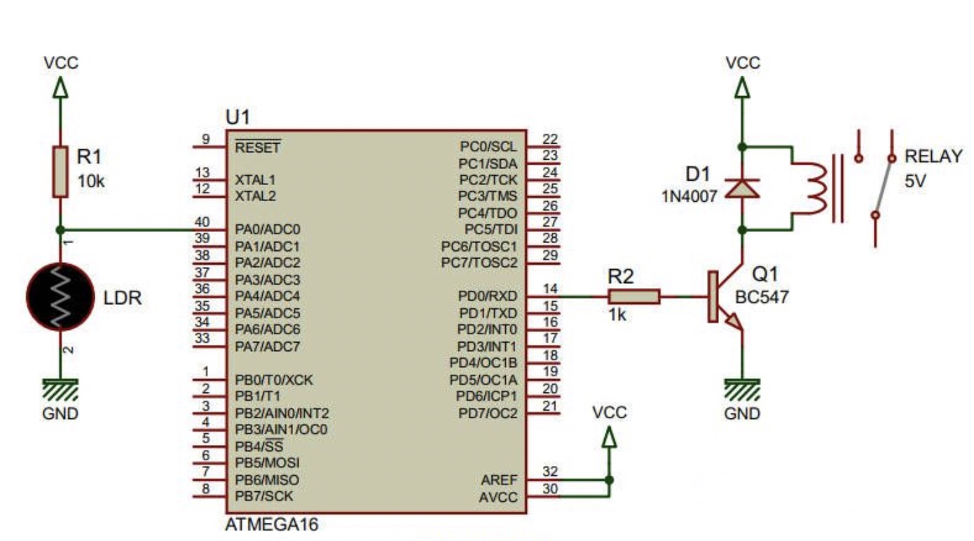 Photocell Light Control System Schematic